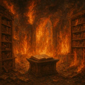 Featured image for Why Did Julius Caesar Burn Down the Library of Alexandria